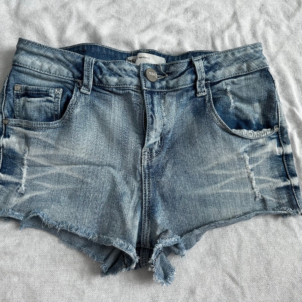 RSQ mid rise denim shorts